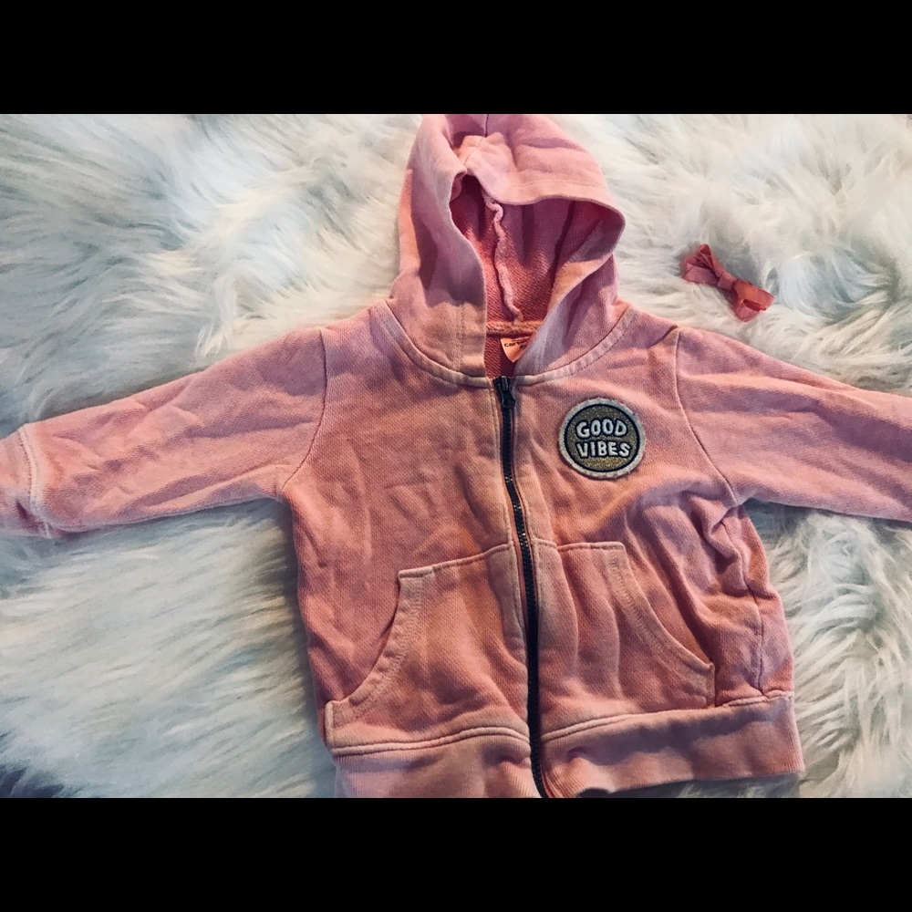 Good Vibes Jacket with Zipper 6 months